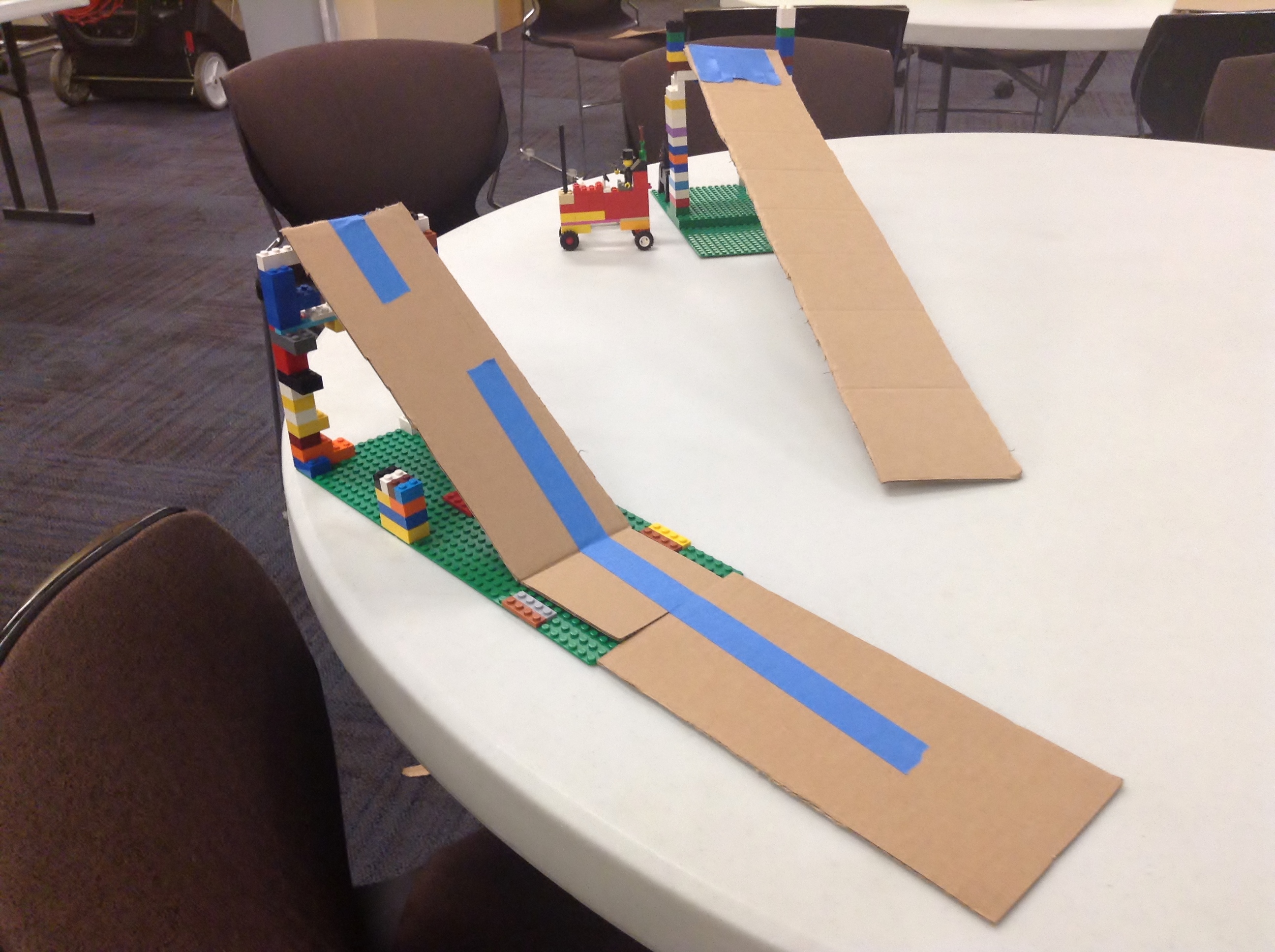 Lego Club Challenge–Ramps and Slides – The Lego Librarian