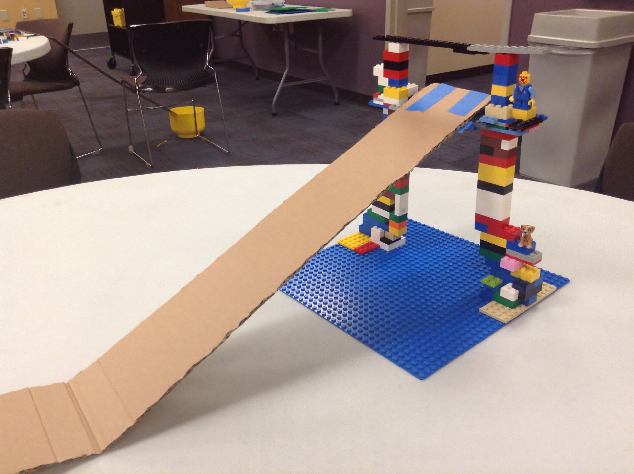 Lego Club Challenge–Ramps and Slides – The Lego Librarian
