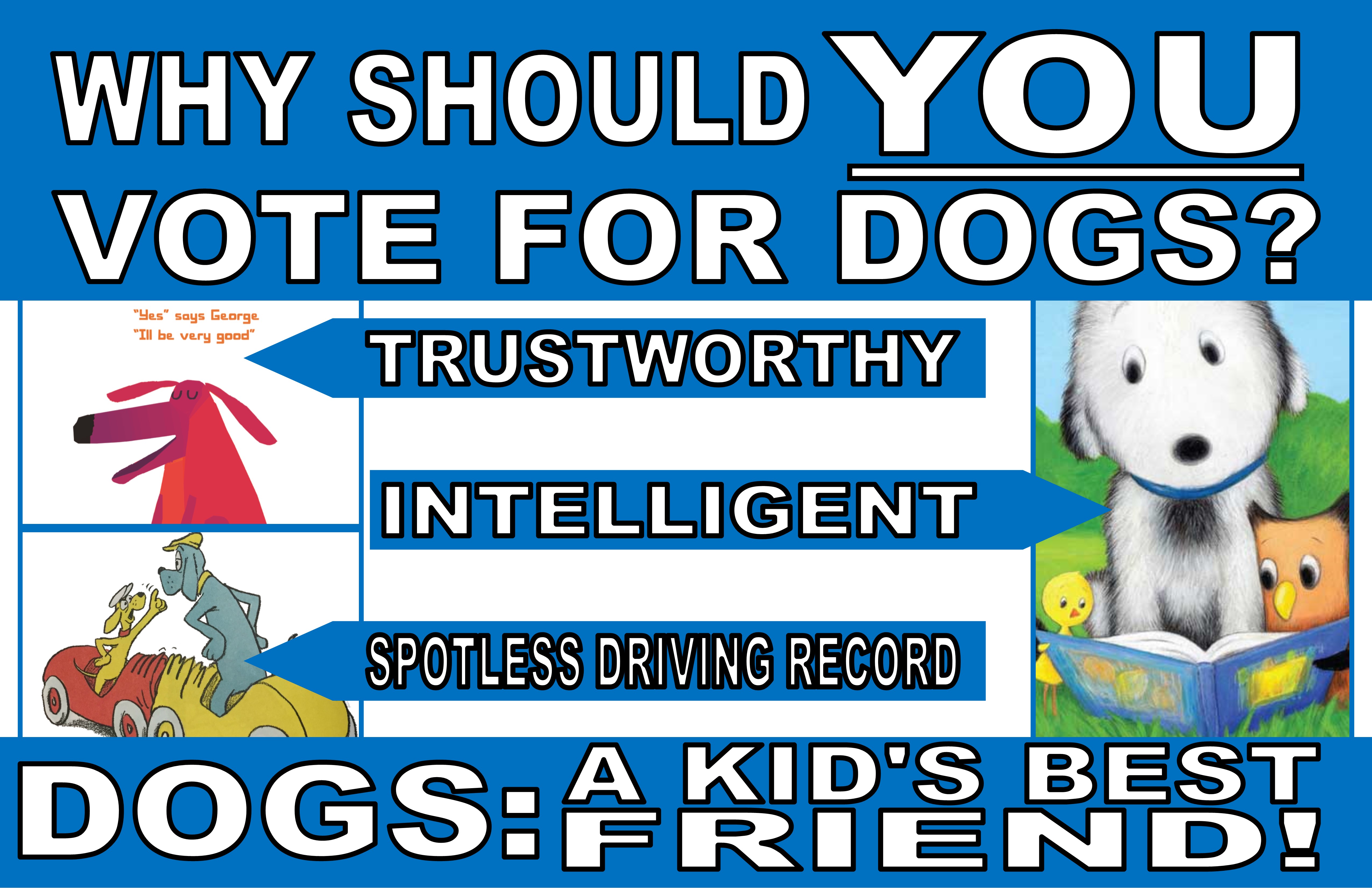 Vote for Dogs Poster